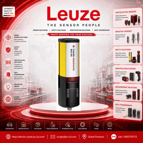 66502000 MLD500-T1L Single light beam safety device transmitter LEUZE Vietnam