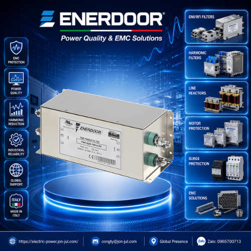 Fin1520.0V Bộ lọc EMI DC Enerdoor Vietnam