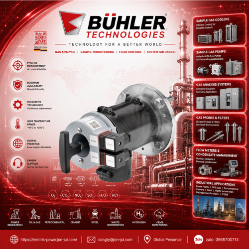 GAS 222.15 Sample Gas Probe Bühler Technologies VietNam