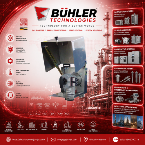 GAS 222.17 Sample Gas Probe Bühler Technologies VietNam