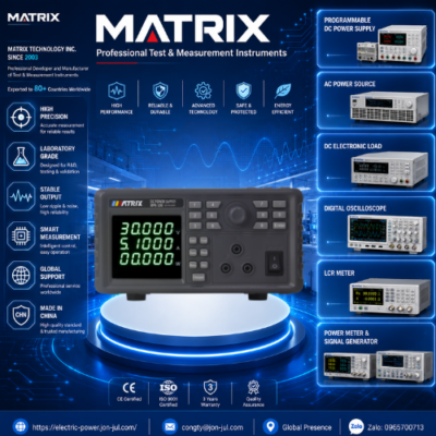 MPS-100 Nguồn điện DC tuyến tính lập trình MATRIX VIETNAM