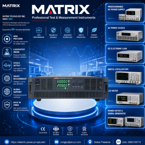 MPS-12000S Series Programmable DC Power Supply MATRIX VIETNAM