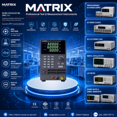MPS-200 High Precision Programmable DC Power Supply MATRIX VIETNAM