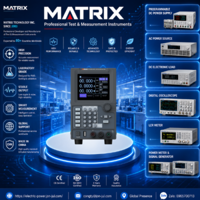 MPS-300 Single-Channel Programmable DC Power Supplies MATRIX VIETNAM
