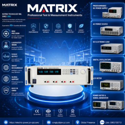 MPS-30104 Series Multi-Channel Programmable DC Linear Power Supply MATRIX VIETNAM