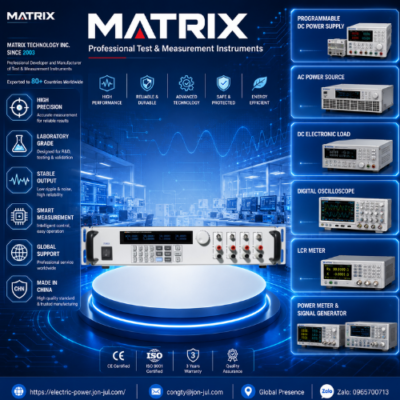 MPS-3034A Series 4-Channel Programmable DC Power Supply MATRIX VIETNAM