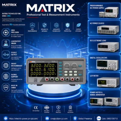 MPS-3260 Bộ nguồn DC đa kênh MATRIX VIETNAM
