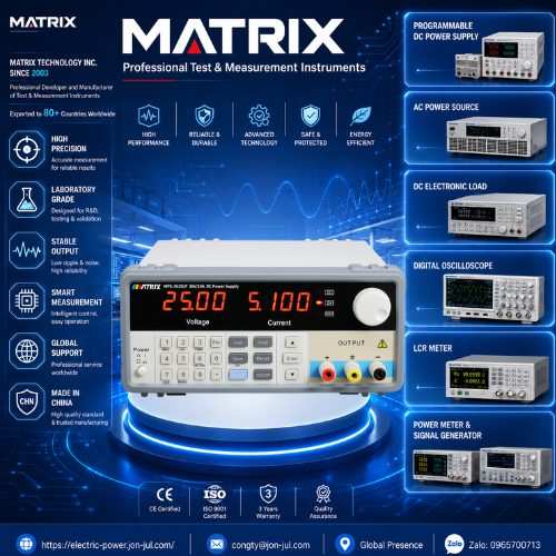 MPS-3600LP Programmable DC Power Supplies MATRIX VIETNAM