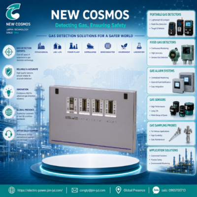 _NV-600HS Gas Detection and Alarm System for Hydrogen Stations New Cosmos Vietnam