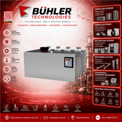 _RC 2.4 Rack Sample Gas Cooler Bühler Technologies VietNam