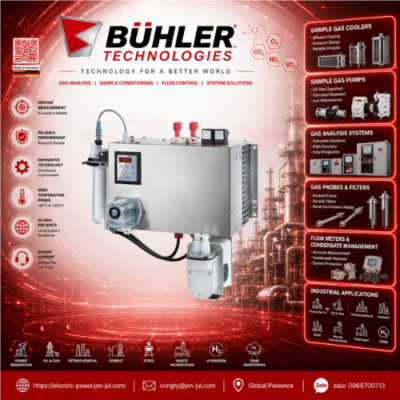 TC-MIDI+ Sample Gas Cooler Bühler Technologies VietNam