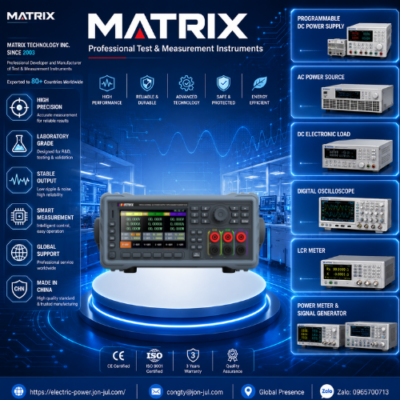WPS-4302 Bộ nguồn DC 3 kênh MATRIX VIETNAM